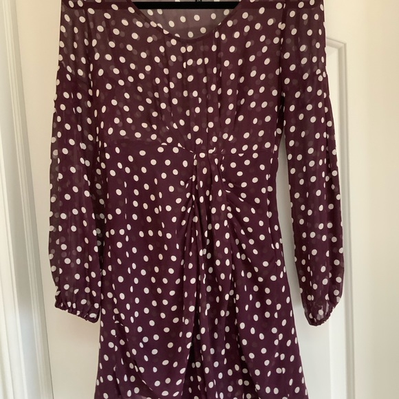 Adele Fado Polka Dot Chiffon dress - Picture 3 of 4